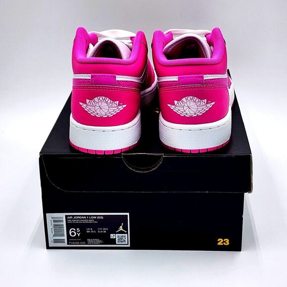 NIKE Air Jordan 1 Low USA (GS) Kids' 6.5Y Retro - Picture 6 of 13